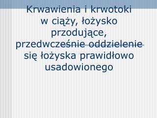 Zgony matek w Polsce 1991- 2000