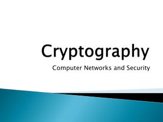 Cryptography