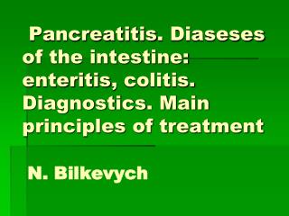 Chronic pancreatitis ( CP ) -