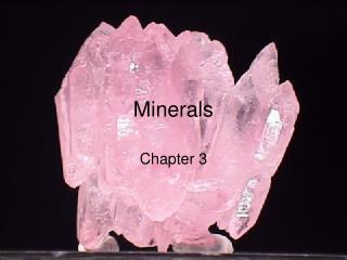 Minerals