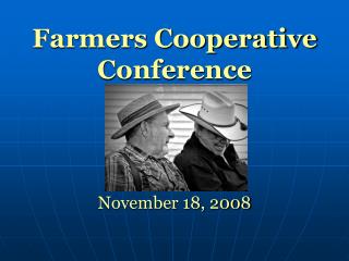 Farmers Cooperative Conference