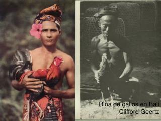 Riña de gallos en Bali Clifford Geertz