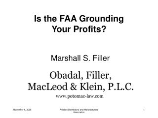Is the FAA Grounding Your Profits?