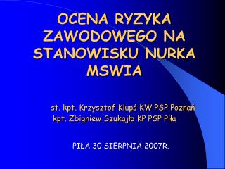 PIŁA 30 SIERPNIA 2007R.