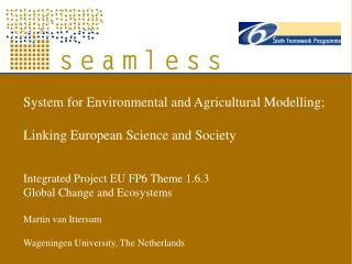 System for Environmental and Agricultural Modelling;