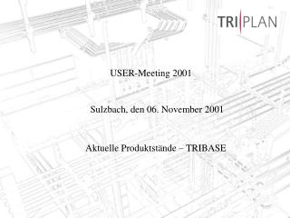 USER-Meeting 2001