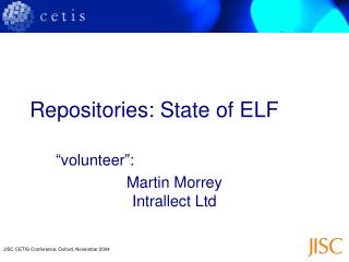 Repositories: State of ELF