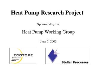 Heat Pump Research Project
