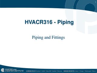 HVACR316 - Piping