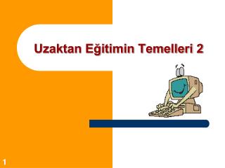 Uzaktan Eğitimin Temelleri 2