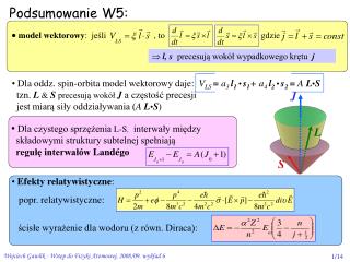 Podsumowanie W5: