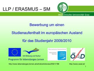 LLP / ERASMUS – SM