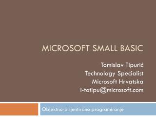 Microsoft Small Basic