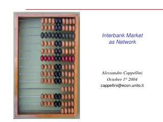 Interbank Market as Network