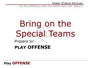 Bring on the Special Teams