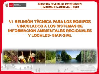 DIRECCIÓN GENERAL DE INVESTIGACIÓN E INFORMACIÓN AMBIENTAL - DGIIA