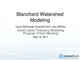 Blanchard Watershed Modeling