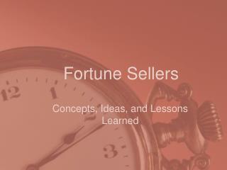 Fortune Sellers
