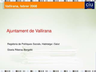 Vallirana, febrer 2008