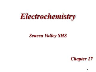 Electrochemistry