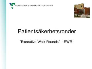 Patientsäkerhetsronder