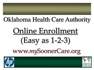 Online Enrollment (Easy as 1-2-3)