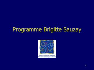 Programme Brigitte Sauzay