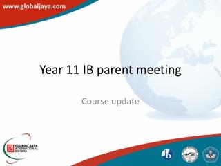 Year 11 IB parent meeting