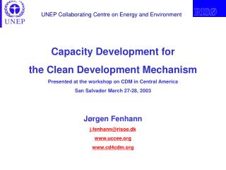 Capacity Development for the Clean Development Mechanism