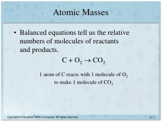 Atomic Masses