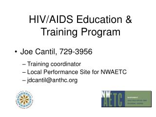 HIV/AIDS Education &amp; Training Program