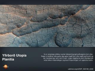 Yfirborð Utopia Planitia