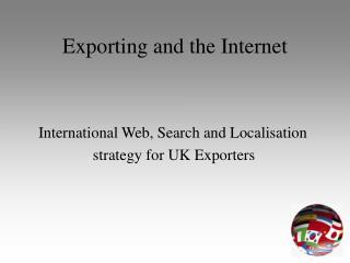 Exporting and the Internet