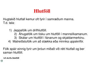 Hlutföll