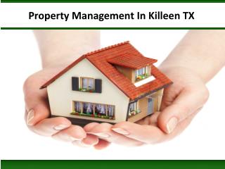 Property Management In Killeen TX