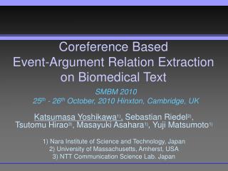 Coreference Based Event-Argument Relation Extraction on Biomedical Text