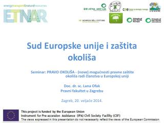 Sud Europske unije i zaštita okoliša