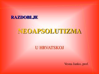 NEOAPSOLUTIZMA