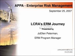 APPA - Enterprise Risk Management