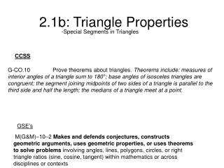 2.1b: Triangle Properties