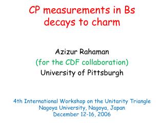 CP measurements in Bs decays to charm