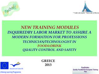 NEW TRAINING MODULES