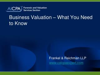 Business Valuation – What You Need to Know