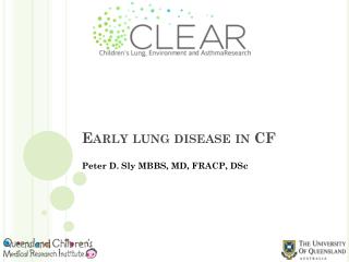 Early lung disease in CF