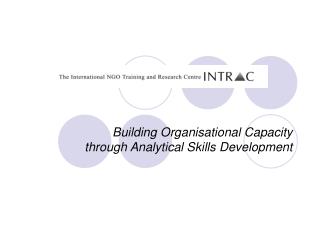 Building Organisational Capacity through Analytical Skills Development