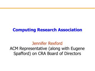 Computing Research Association