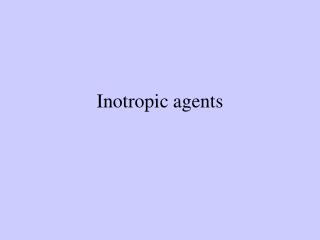 Inotropic agents