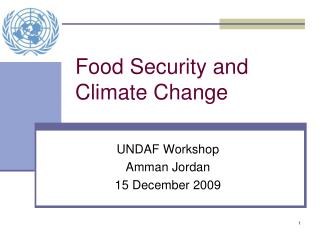 Food Security and Climate Change