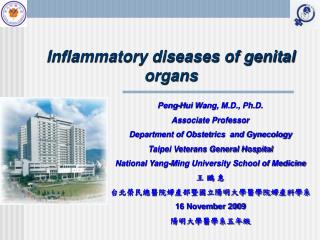 Inflammatory diseases of genital organs