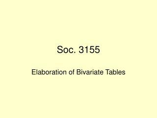 Soc. 3155